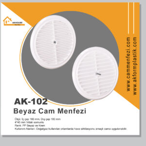 AK-102 BEYAZ CAM MENFEZİ